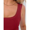 image:imageANRABESS Tank Tops for Women Scoop Neck Crop Sleeveless Top Summer Going Out Basic Tee Cute Ribbed Slim Shirts Clothes 2026Red