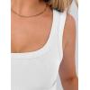 image:imageANRABESS Tank Tops for Women Scoop Neck Crop Sleeveless Top Summer Going Out Basic Tee Cute Ribbed Slim Shirts Clothes 2026White