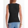 image:imageANRABESS Tank Tops for Women V Neck Sexy Ribbed Knit Slim Fitted Sleeveless Shirts 2026 Summer Dressy Casual Trendy OutfitsBlack