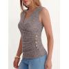image:imageANRABESS Tank Tops for Women V Neck Sexy Ribbed Knit Slim Fitted Sleeveless Shirts 2026 Summer Dressy Casual Trendy OutfitsDeep Coffee