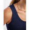 image:imageANRABESS Tank Tops for Women Wool Blend Sweaters Sleeveless Casual Summer Fitted Shirts 2026 Spring Beach Vacation ClothesNavy Blue