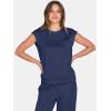 image:imageANRABESS Two Piece Sets for Women 2026 Summer Travel Vacation Outfits Sleeveless Lounge Set Matching Wide Leg Pants SweatsuitNavy Blue