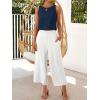 image:imageANRABESS Women Crop Tank Tops High Neck Sleeveless Shirts 2026 Summer Outfits Casual Blouse Beach Vacation ClothesNavy Blue