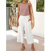 image:imageANRABESS Women Crop Tank Tops High Neck Sleeveless Shirts 2026 Summer Outfits Casual Blouse Beach Vacation ClothesPink
