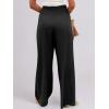 image:imageANRABESS Women Linen Palazzo Pants Summer Boho Wide Leg High Waist Casual Lounge Pant 2026 Beach Travel Vacation OutfitsBlack