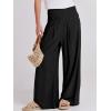 image:imageANRABESS Women Linen Palazzo Pants Summer Boho Wide Leg High Waist Casual Lounge Pant 2026 Beach Travel Vacation OutfitsBlack