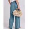 image:imageANRABESS Women Linen Palazzo Pants Summer Boho Wide Leg High Waist Casual Lounge Pant 2026 Beach Travel Vacation OutfitsLake