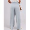 image:imageANRABESS Women Linen Palazzo Pants Summer Boho Wide Leg High Waist Casual Lounge Pant 2026 Beach Travel Vacation OutfitsLight Blue