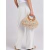 image:imageANRABESS Women Linen Palazzo Pants Summer Boho Wide Leg High Waist Casual Lounge Pant 2026 Beach Travel Vacation OutfitsWhite