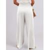 image:imageANRABESS Women Linen Palazzo Pants Summer Boho Wide Leg High Waist Casual Lounge Pant 2026 Beach Travel Vacation OutfitsWhite
