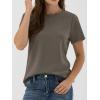 image:imageANRABESS Women Short Sleeve Tops Summer Basic Tee WrinkleFree Trendy Cute T Shirts 2026 Spring Business Casual OutfitsCoffee Grey
