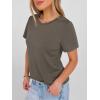 image:imageANRABESS Women Short Sleeve Tops Summer Basic Tee WrinkleFree Trendy Cute T Shirts 2026 Spring Business Casual OutfitsCoffee Grey