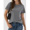 image:imageANRABESS Women Short Sleeve Tops Summer Basic Tee WrinkleFree Trendy Cute T Shirts 2026 Spring Business Casual OutfitsGrey
