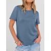 image:imageANRABESS Women Short Sleeve Tops Summer Basic Tee WrinkleFree Trendy Cute T Shirts 2026 Spring Business Casual OutfitsGrey Blue