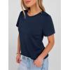 image:imageANRABESS Women Short Sleeve Tops Summer Basic Tee WrinkleFree Trendy Cute T Shirts 2026 Spring Business Casual OutfitsNavy Blue