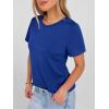 image:imageANRABESS Women Short Sleeve Tops Summer Basic Tee WrinkleFree Trendy Cute T Shirts 2026 Spring Business Casual OutfitsRoyal Blue