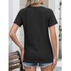image:imageANRABESS Women Short Sleeve Tops Summer Sweater 2026 Dressy Shirts Business Casual Tunic Blouses Trendy Work ClothesBlack