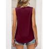 image:imageANRABESS Women Summer Lace Tank Tops 2026 Summer Sleeveless Loose Fit Curved Hem Flowy Shirts Dressy Casual Tunic BlouseBurgundy