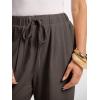 image:imageANRABESS Women Wide Leg Linen Palazzo Pants Casual Elastic Waist Drawstring Flowy Loose Beach Travel Trousers with PocketsBrown