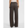image:imageANRABESS Women Wide Leg Linen Palazzo Pants Casual Elastic Waist Drawstring Flowy Loose Beach Travel Trousers with PocketsBrown