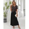 image:imageANRABESS Women Wool Blend Sweater Summer 2026 Short Sleeve V Neck Pullover Top Business Casual Outfit Beach Vacation ClothesDark Brown