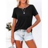 image:imageANRABESS Womens Boat Neck Tops Short Sleeve TShirts Causal Fashion Tee Shirts 2026 Summer Spring ClothesBlack
