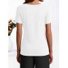 image:imageANRABESS Womens Boat Neck Tops Short Sleeve TShirts Causal Fashion Tee Shirts 2026 Summer Spring ClothesWhite