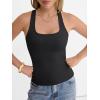 image:imageANRABESS Womens Double Lined Tank Top Racerback Basic Shirts Summer Fashion Clothing 2026Black