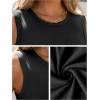 image:imageANRABESS Womens High Neck Tank Tops Stretchy Sleeveless Racerback Sexy Slim Fit Basic Tee Shirts Y2K Trendy Summer OutfitsBlack