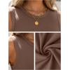 image:imageANRABESS Womens High Neck Tank Tops Stretchy Sleeveless Racerback Sexy Slim Fit Basic Tee Shirts Y2K Trendy Summer OutfitsBrown