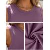 image:imageANRABESS Womens High Neck Tank Tops Stretchy Sleeveless Racerback Sexy Slim Fit Basic Tee Shirts Y2K Trendy Summer OutfitsPurple