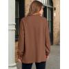 image:imageANRABESS Womens Long Sleeve Henley Tops Tunic Sweatshirt Loose Slit Casual Button Shirts Pullover 2026 Spring Winter OutfitsCaramel
