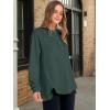 image:imageANRABESS Womens Long Sleeve Henley Tops Tunic Sweatshirt Loose Slit Casual Button Shirts Pullover 2026 Spring Winter OutfitsDark Green