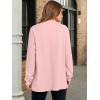 image:imageANRABESS Womens Long Sleeve Henley Tops Tunic Sweatshirt Loose Slit Casual Button Shirts Pullover 2026 Spring Winter OutfitsPink