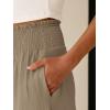 image:imageANRABESS Womens Maxi Skirts Elastic High Waist ALine Tiered Long Flowy Boho Skirts Summer Casual Beach amp Vacation WearYellow Khaki