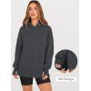 image:imageANRABESS Womens Oversized Hoodies Long Sleeve Fleece Side Slit Hooded Sweatshirts Pullover 2026 Fall Outfits Y2K ClothesDeep Grey