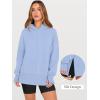image:imageANRABESS Womens Oversized Hoodies Long Sleeve Fleece Side Slit Hooded Sweatshirts Pullover 2026 Fall Outfits Y2K ClothesLight Blue