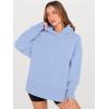 image:imageANRABESS Womens Oversized Hoodies Long Sleeve Fleece Side Slit Hooded Sweatshirts Pullover 2026 Fall Outfits Y2K ClothesLight Blue