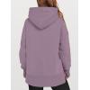 image:imageANRABESS Womens Oversized Hoodies Long Sleeve Fleece Side Slit Hooded Sweatshirts Pullover 2026 Fall Outfits Y2K ClothesLight Nutmeg