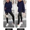 image:imageANRABESS Womens Oversized Hoodies Long Sleeve Fleece Side Slit Hooded Sweatshirts Pullover 2026 Fall Outfits Y2K ClothesNavy Blue