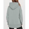 image:imageANRABESS Womens Oversized Hoodies Long Sleeve Fleece Side Slit Hooded Sweatshirts Pullover 2026 Fall Outfits Y2K ClothesSage Green