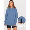 image:imageANRABESS Womens Oversized Hoodies Long Sleeve Fleece Side Slit Hooded Sweatshirts Pullover 2026 Fall Outfits Y2K ClothesSky Blue