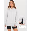image:imageANRABESS Womens Oversized Hoodies Long Sleeve Fleece Side Slit Hooded Sweatshirts Pullover 2026 Fall Outfits Y2K ClothesWhite