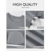 image:imageANRABESS Womens Short Sleeve Tops Built in Bra 2026 Summer T Shirts Slim Fitted Going Out Y2K Basic Tee Vacation ClothesGrey