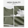 image:imageANRABESS Womens Short Sleeve Tops Built in Bra 2026 Summer T Shirts Slim Fitted Going Out Y2K Basic Tee Vacation ClothesOlive