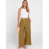 image:imageANRABESS Womens Wide Leg Barrel Jeans 2026 Fashion Spring Baggy High Waisted Trendy Cropped Flowy Denim Pants with PocketsCoffee