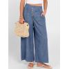 image:imageANRABESS Womens Wide Leg Barrel Jeans 2026 Fashion Spring Baggy High Waisted Trendy Cropped Flowy Denim Pants with PocketsWater Blue