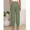 image:imageANRABESS Womens Wide Leg Palazzo Capri Pants 2026 Summer Casual High Waisted Barrel Lounge Flowy Cropped Beach Work TrousersGreen