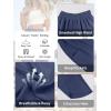 image:imageANRABESS Womens Wide Leg Palazzo Capri Pants 2026 Summer Casual High Waisted Barrel Lounge Flowy Cropped Beach Work TrousersNavy Blue