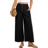 image:imageANRABESS Womens Wide Leg Barrel Jeans 2026 Fashion Spring Baggy High Waisted Trendy Cropped Flowy Denim Pants with PocketsBlack